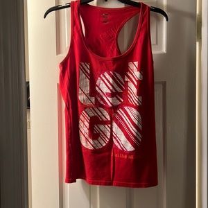 Zumba dance fitness razor back top